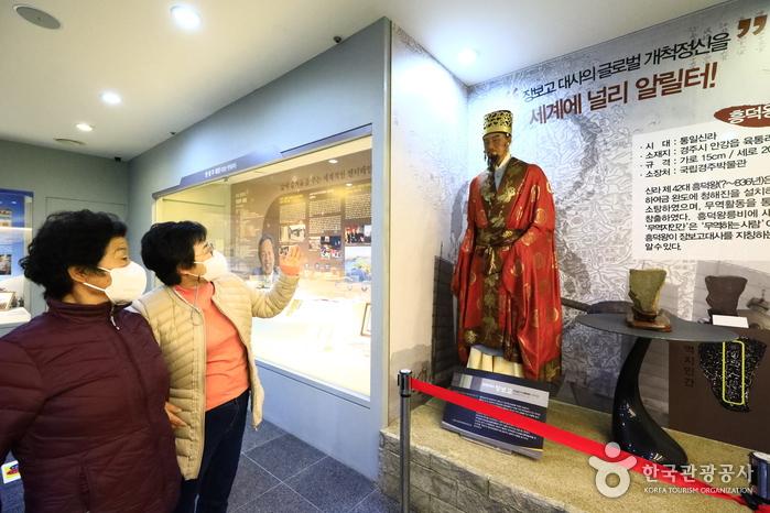 장보고기념관 장보고 재현 모형