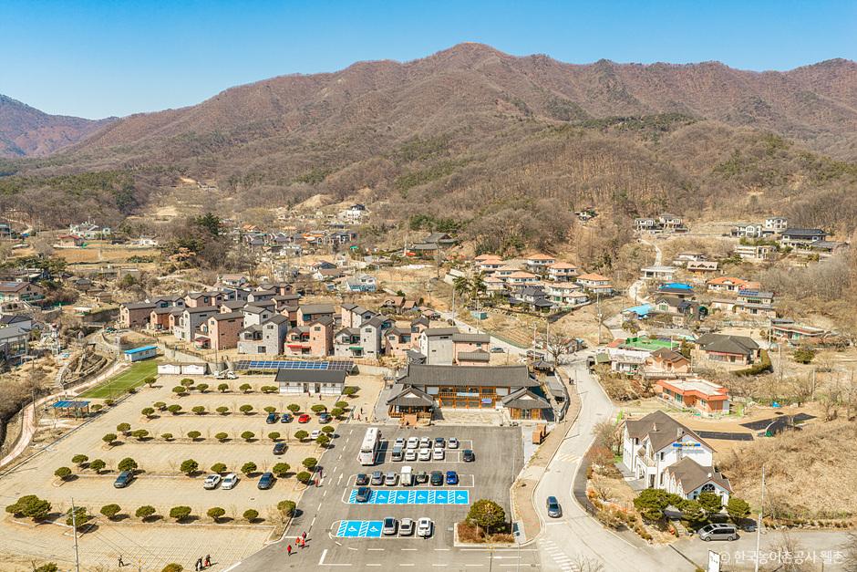 이천 산수유마을 전경 