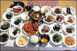 백제장 정식 상차림