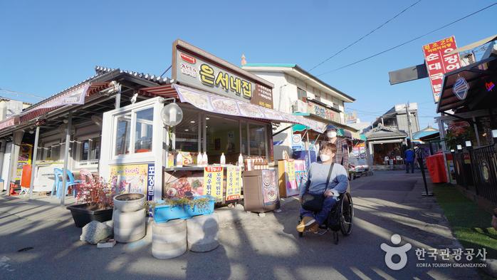 아바이마을의 골목