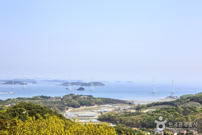 영흥도 국사봉에서 내려다본 풍경