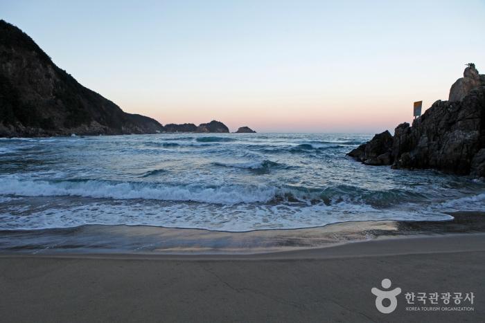 영화 〈헤어질 결심〉 마지막 장면을 촬영한 부남해변