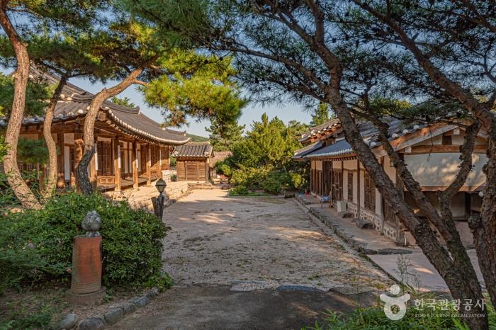 연못과 소나무숲이 둘러싼 국가민속문화재, 사운고택|전통한옥