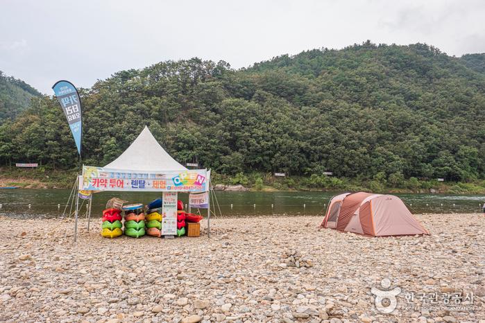 홍천강 오토 캠핑 장