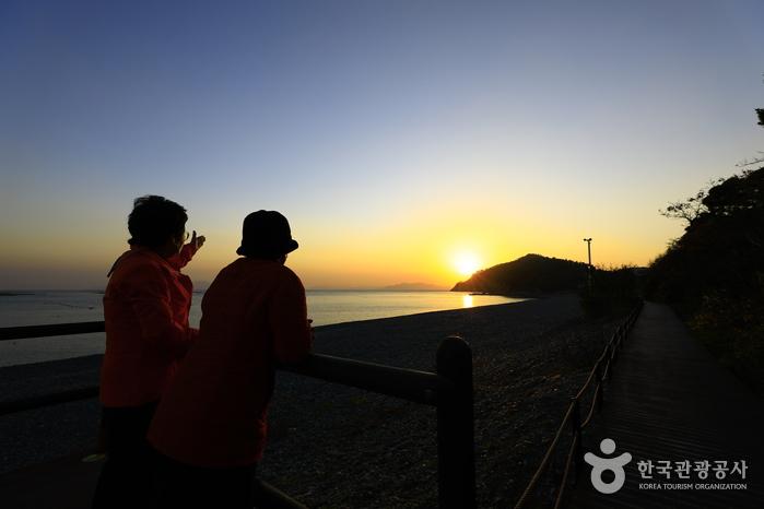 정도리 구계등 일몰