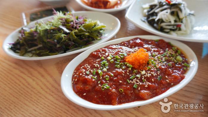 해빔의 꽃게살 해초 비빔밥